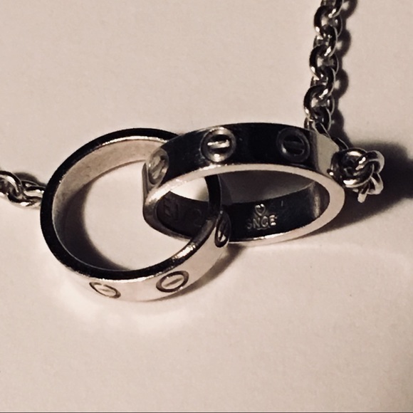 Cartier Love White Gold 18k 750 Necklace Serial # - Picture 4 of 8